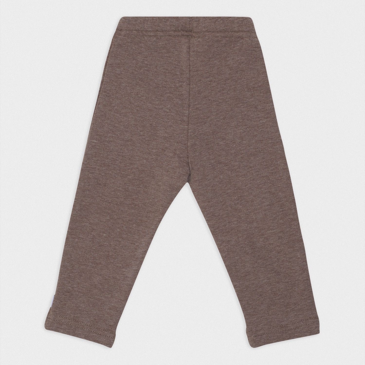Leggings Braun meliert