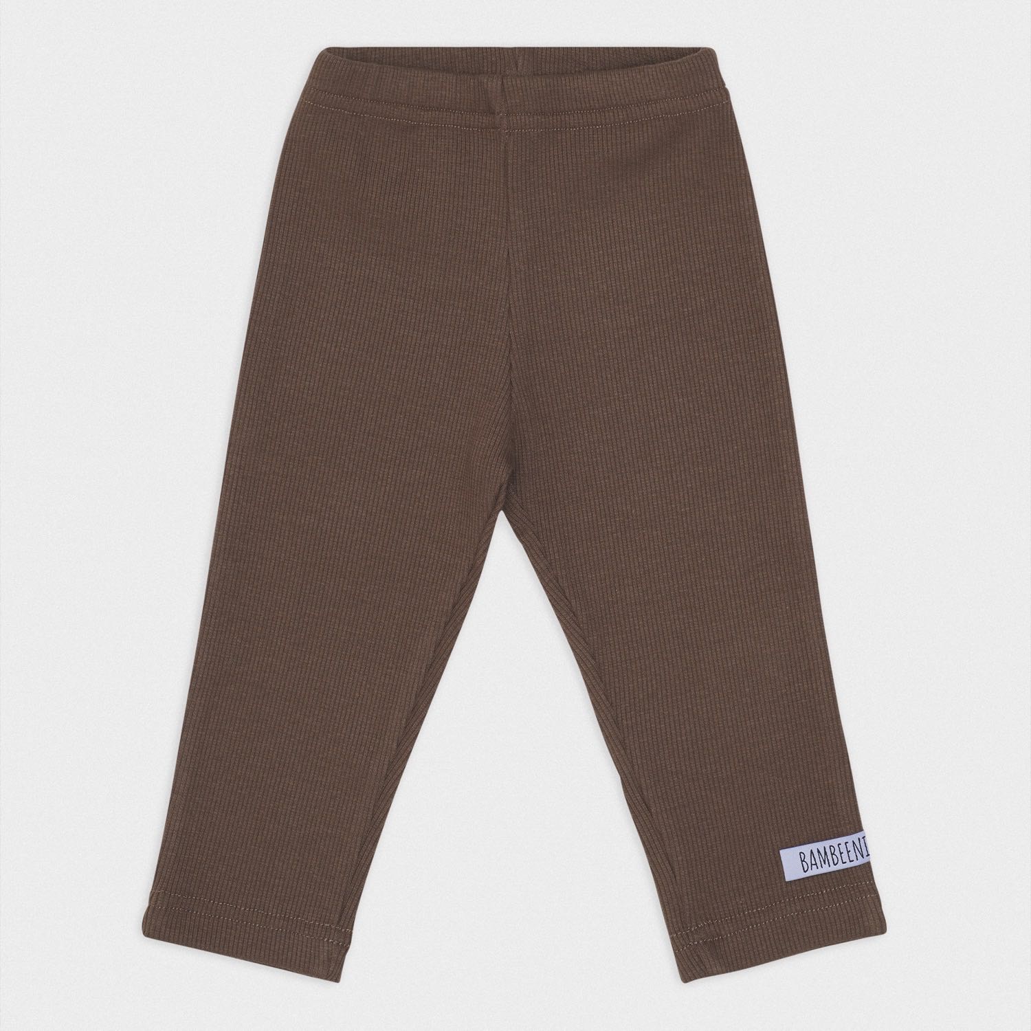 Rib Leggings Braun