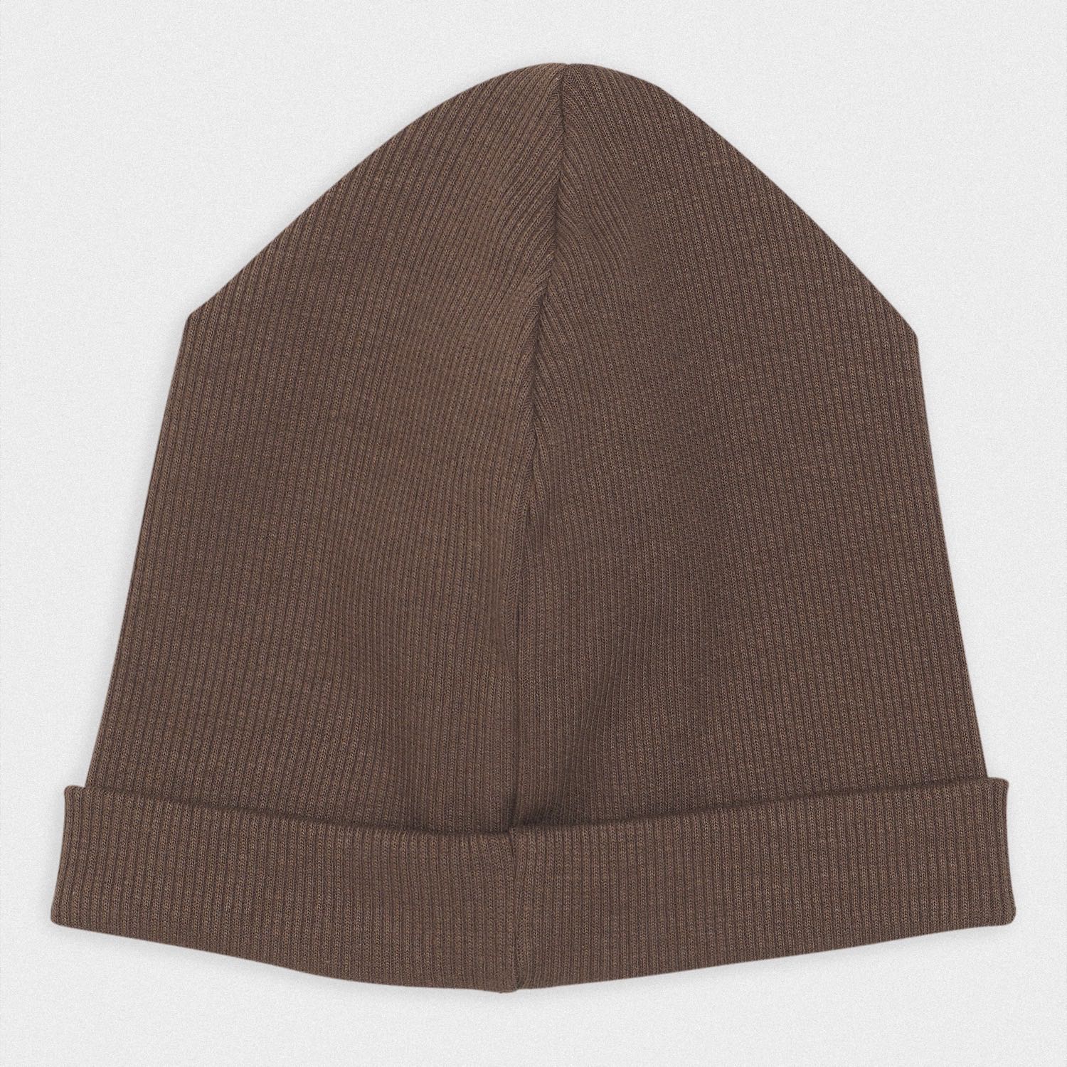 Rib Beanie Braun