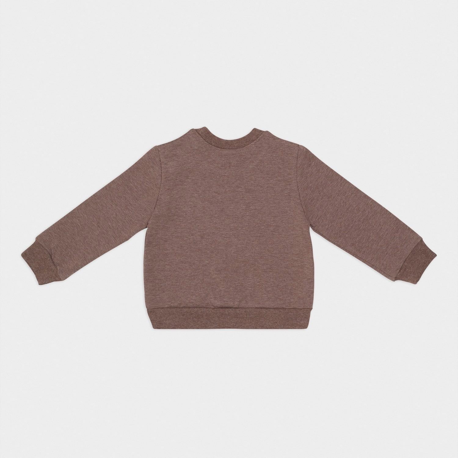 Sweatshirt Braun meliert