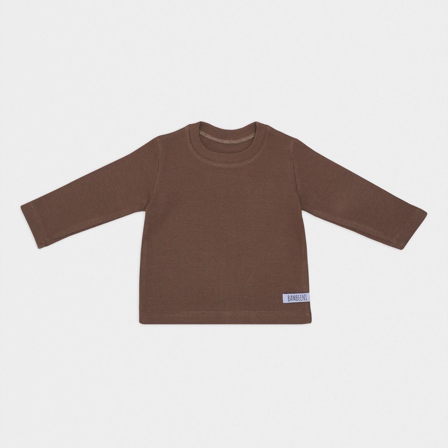 Rib Shirt Braun