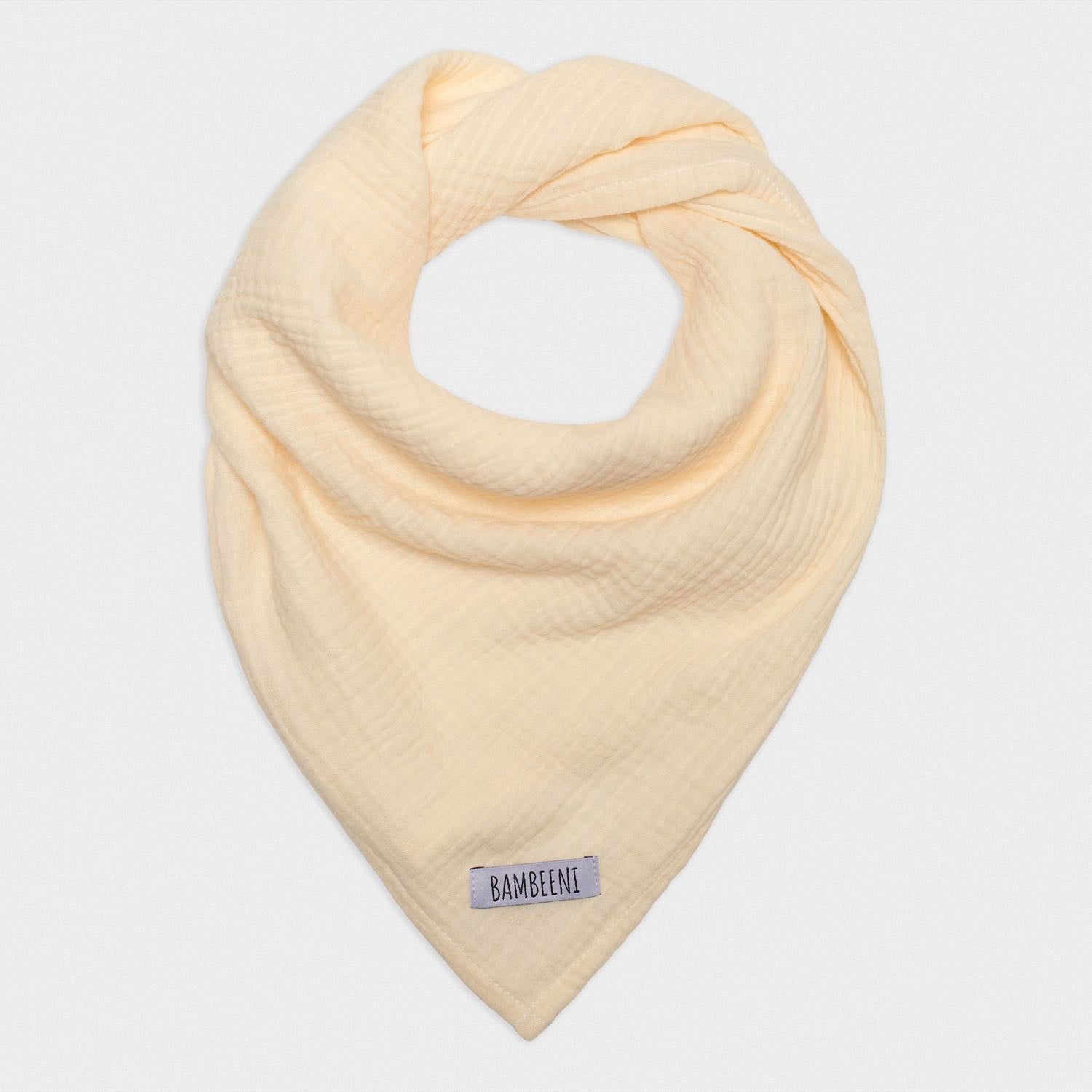 Musselinhalstuch Beige