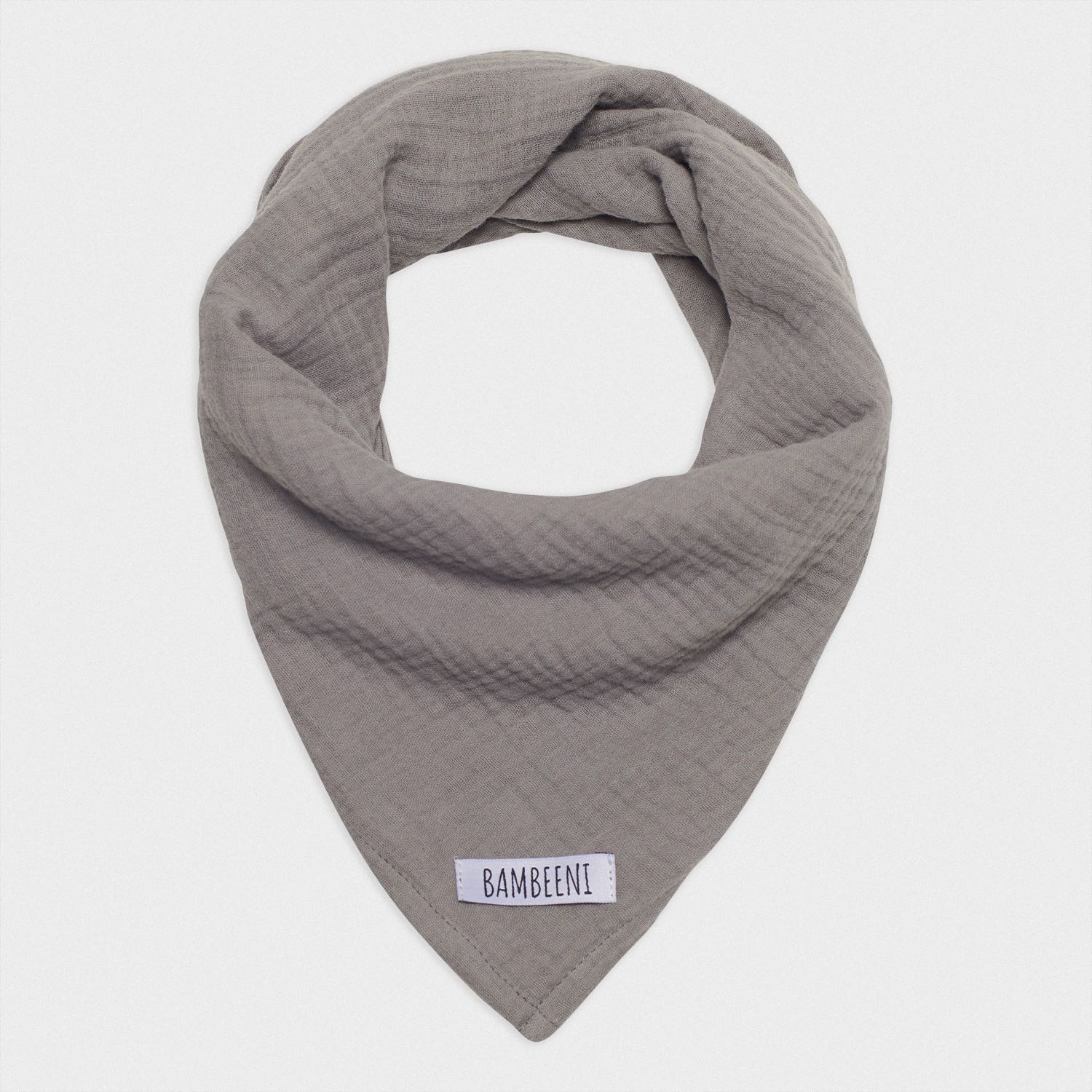 Musselinhalstuch Grau
