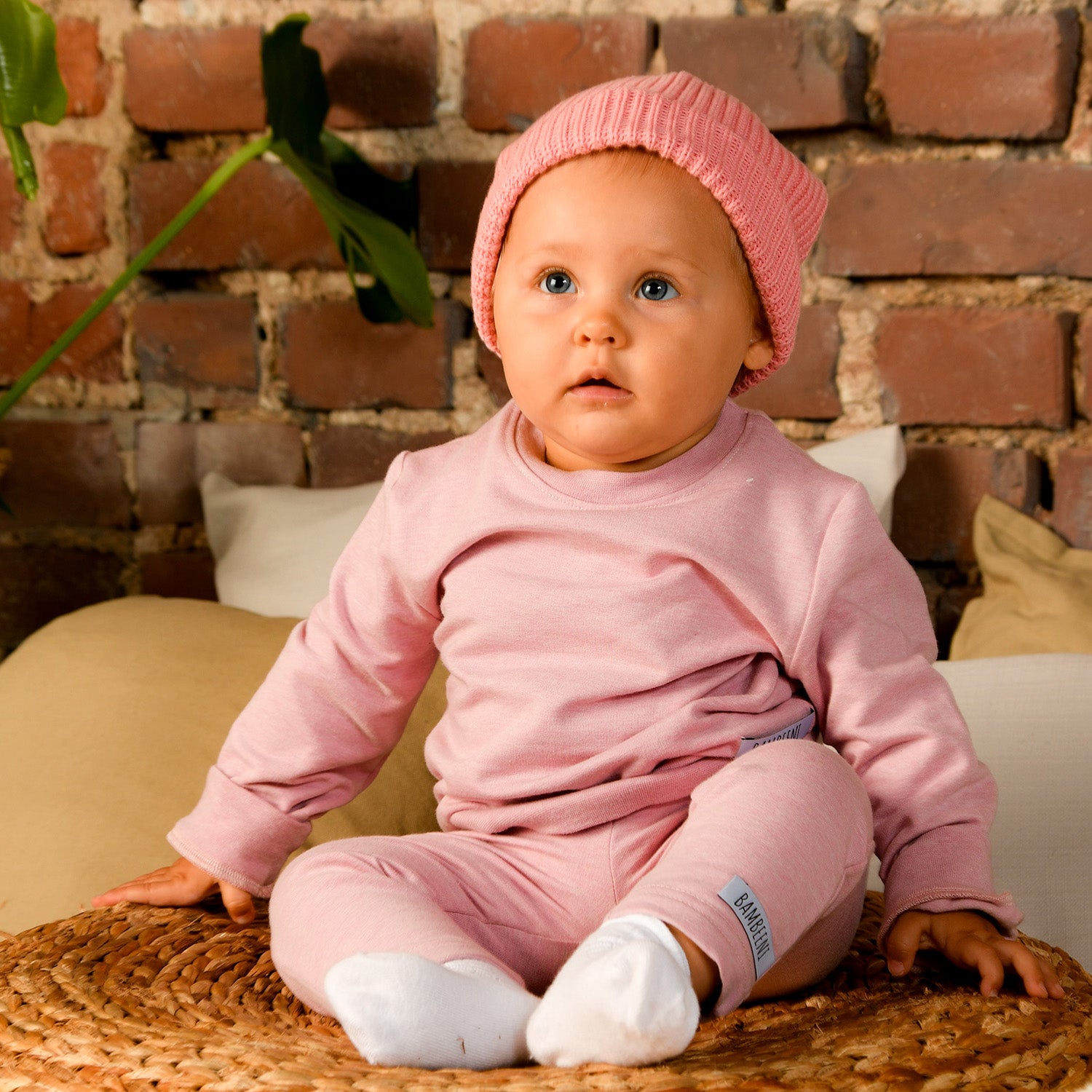 Sweatshirt Rosa meliert