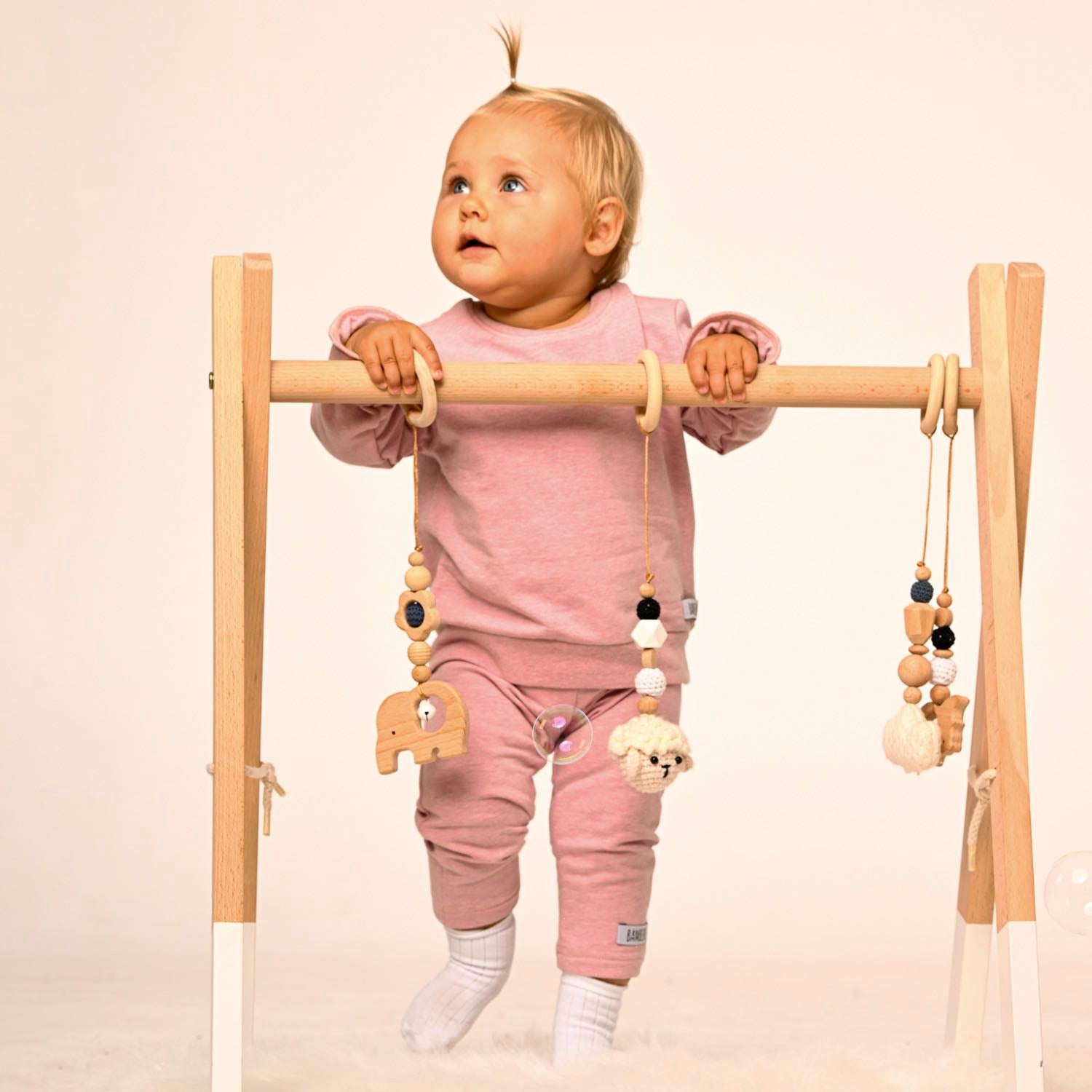 Leggings Rosa meliert